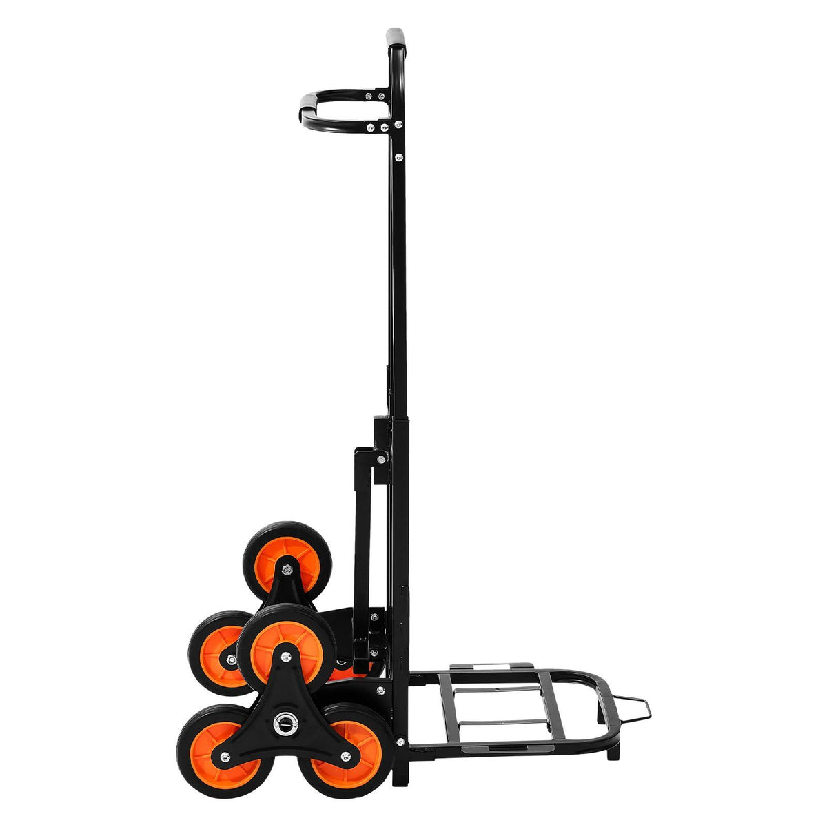 Stair Climbing Cart, 100 kg Stair-Climbing Capacity, Heavy-Duty Folding Trolley Cart with Telescoping Handle, V952-ZXTCSPLCLSKH7RCTY001V0