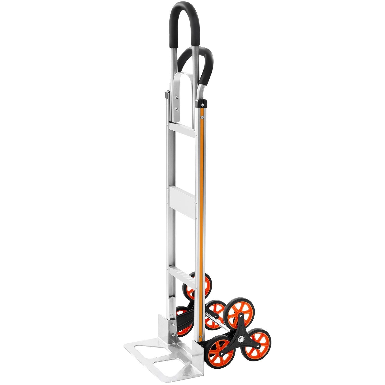 Stair Climbing Cart, 150 kg Stair-Climb Capacity, Aluminum Alloy Folding Trolley Cart with Telescoping V952-ZXTCSPLCLSKL6O9DC001V0