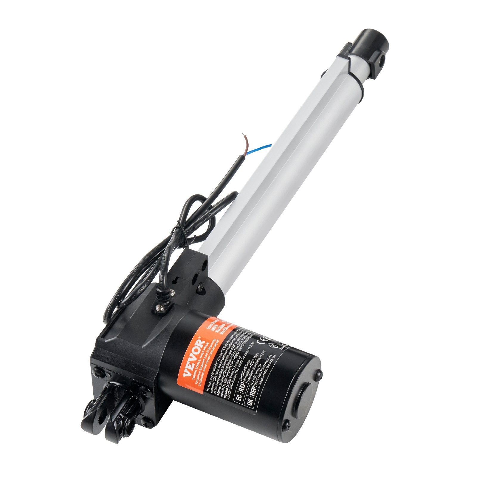 Linear Actuator 12V, 10 Inch Heavy Duty 1320lbs/6000N Linear Actuator, 0.19"/s Linear Motion Actuator with V952-ZXXXZXQ10INCWHX80V9