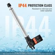 Linear Actuator 12V, 12 Inch Heavy Duty 1320lbs/6000N Linear Actuator, 0.19"/s Linear Motion Actuator with V952-ZXXXZXQ12INCGZ2OQV9