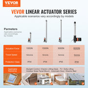 Linear Actuator 12V, 8 Inch Heavy Duty 1320lbs/6000N Linear Actuator, 0.19"/s Linear Motion Actuator with V952-ZXXXZXQ8INCHTAMZ2V9