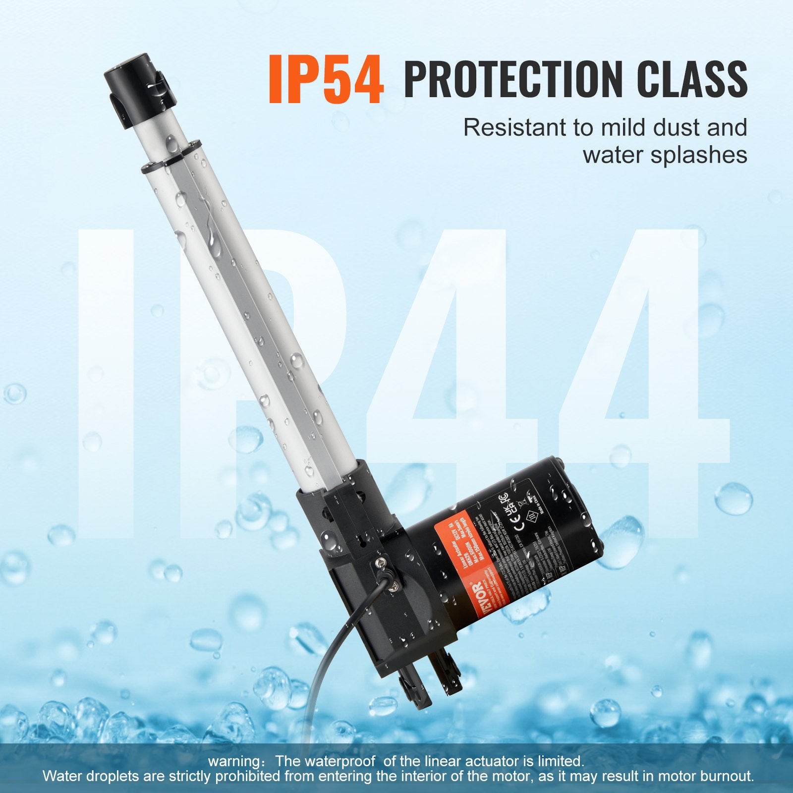 Linear Actuator 12V, 8 Inch Heavy Duty 1320lbs/6000N Linear Actuator, 0.19"/s Linear Motion Actuator with V952-ZXXXZXQ8INCHTAMZ2V9