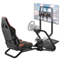Racing Wheel Stand, Heavy-Duty Simulator Cockpit Steering Wheel Stand with Monitor Stand, Fit Logitech V952-ZXZCSGSBDXSQUL3LF001V0