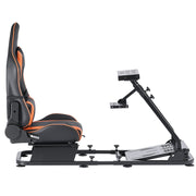 Racing Wheel Stand, Heavy-Duty Simulator Cockpit Steering Stand with Dual-Rail Dual-Arm, Fit Logitech V952-ZXZCSGSBWXSQX8MP1001V0