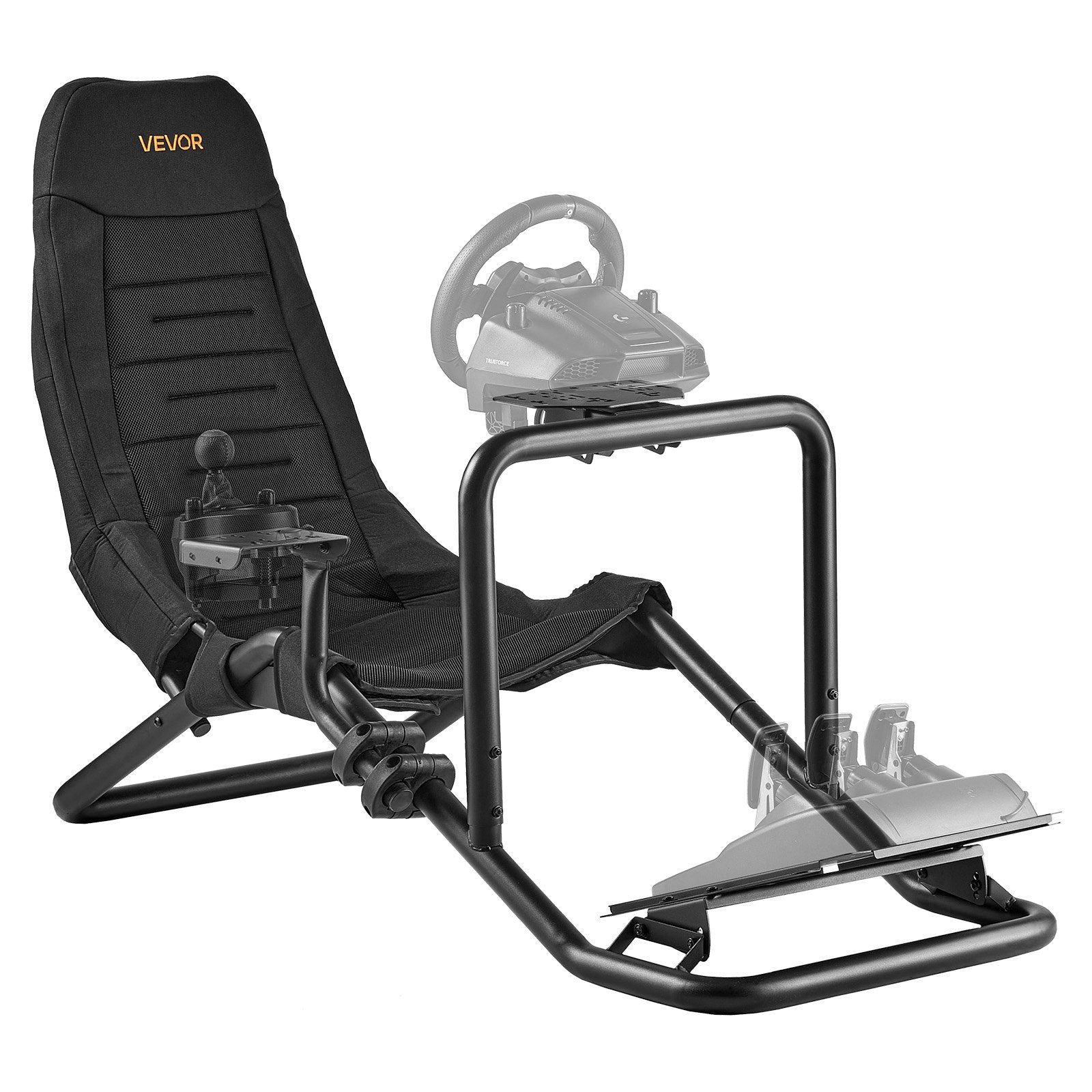 Racing Wheel Stand, Heavy-Duty Integrated Simulator Cockpit Steering Stand, Fit Logitech V952-ZXZCYTSCGBKZA2NPX001V0