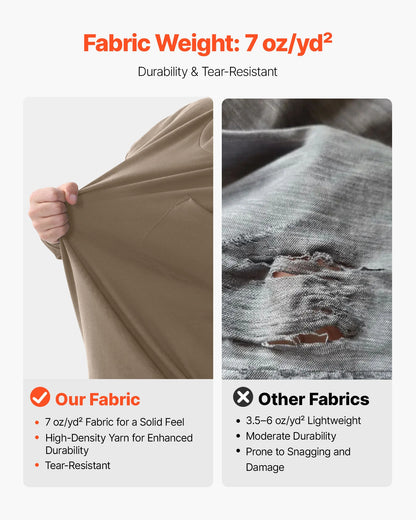 FR Shirts, Flame Resistant Long Sleeve Clothing Lightweight 7 oz Breathable Cotton, Men's Fire Retardant Work V952-ZXZRTXNKXLMHLMN5D001V0