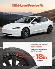 Hubcaps Wheel Covers for 2017-2023 Tesla Model 3, 18 Inch Set of 4 Wheel Rim Cover Hubcaps OEM Style V952-ZYLGGYGH4JTT0GYKX001V0