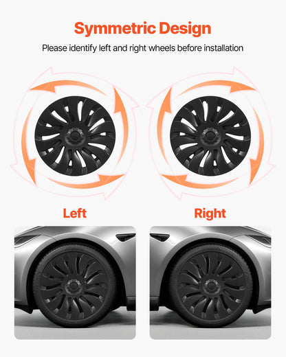 Hubcaps Wheel Covers for 2021-2024 Tesla Model Y, 19 Inch Set of 4 Wheel Rim Cover Hubcaps OEM Style V952-ZYLGGYGH4JTTN7Z35001V0