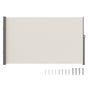 Retractable Side Awning,160X300cm Aluminum Outdoor Privacy Screen, 280g Polyester Water-proof Retractable V952-ZYPF160X300CMM001V0