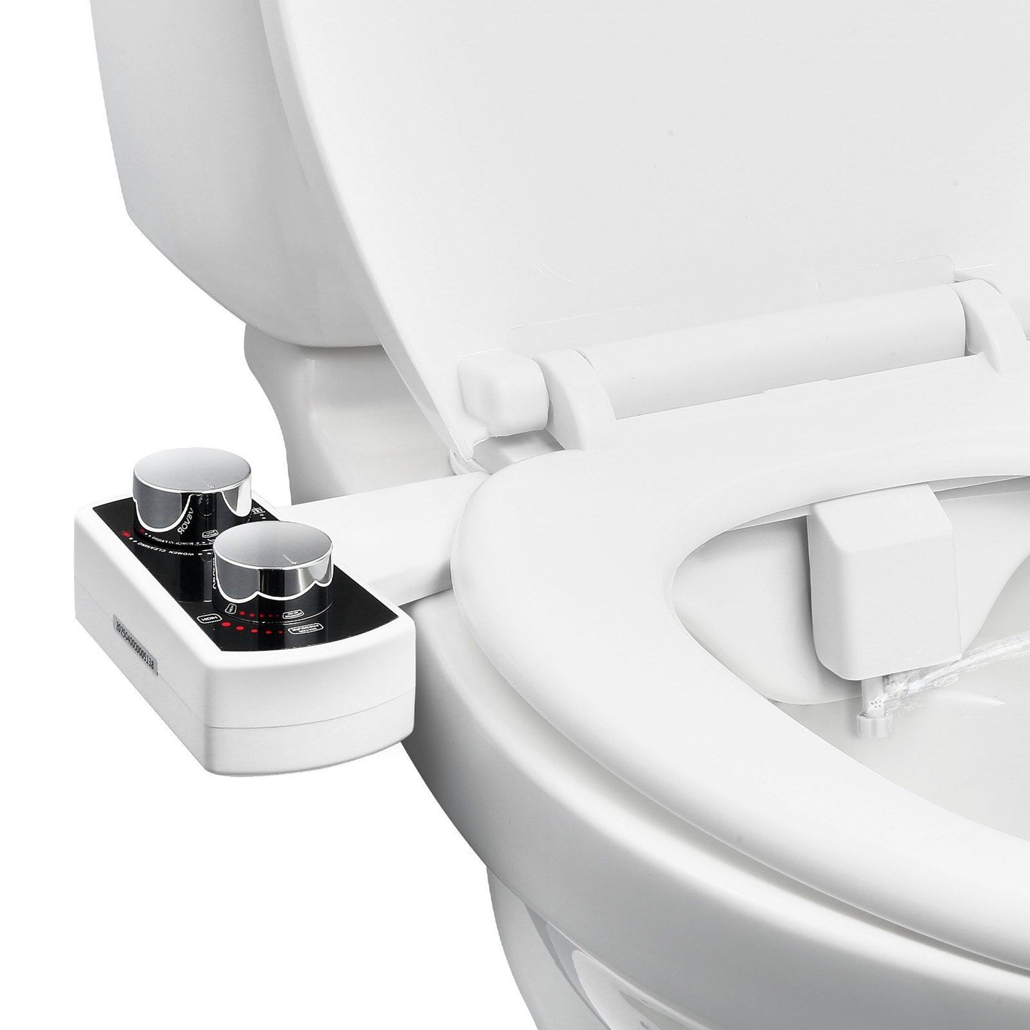 Bidet Attachment for Toilet, Non-Electric Bidet Toilet Seat Attachment - Dual Retractable Nozzles, Adjustable V952-ZYPZQJPZLSSPAOWR9001V0