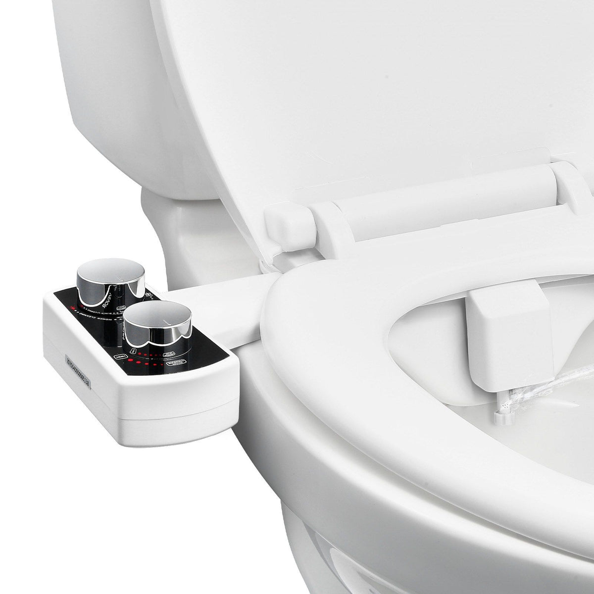 Bidet Attachment for Toilet, Non-Electric Bidet Toilet Seat Attachment - Dual Retractable Nozzles, Adjustable V952-ZYPZQJPZLSSPAOWR9001V0