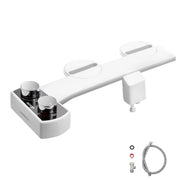 Bidet Attachment for Toilet, Non-Electric Bidet Toilet Seat Attachment - Dual Retractable Nozzles, Adjustable V952-ZYPZQJPZLSSPAOWR9001V0