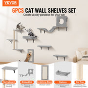 Wall Mounted Cat Shelves, Cat Wall Shelves and Perches with Jumping Boards, Hammock, Sofa, Cat Tree & Cat V952-ZYSBGSMPJ6JTKY3NYV0