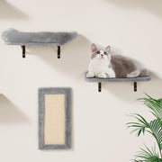 Wall Mounted Cat Shelves, Cat Wall Shelves and Perches with Jumping Boards, Hammock, Sofa, Cat Tree & Cat V952-ZYSBGSMPJ6JTKY3NYV0