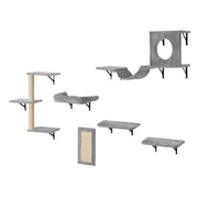 Wall Mounted Cat Shelves, Cat Wall Shelves and Perches with Jumping Boards, Hammock, Sofa, Cat Tree & Cat V952-ZYSBGSMPJ6JTKY3NYV0