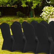 50 PCS Black Chair Covers Polyester Spandex Stretch Wedding Party Banquet V952-ZYT50PCSHSGXYT001V0