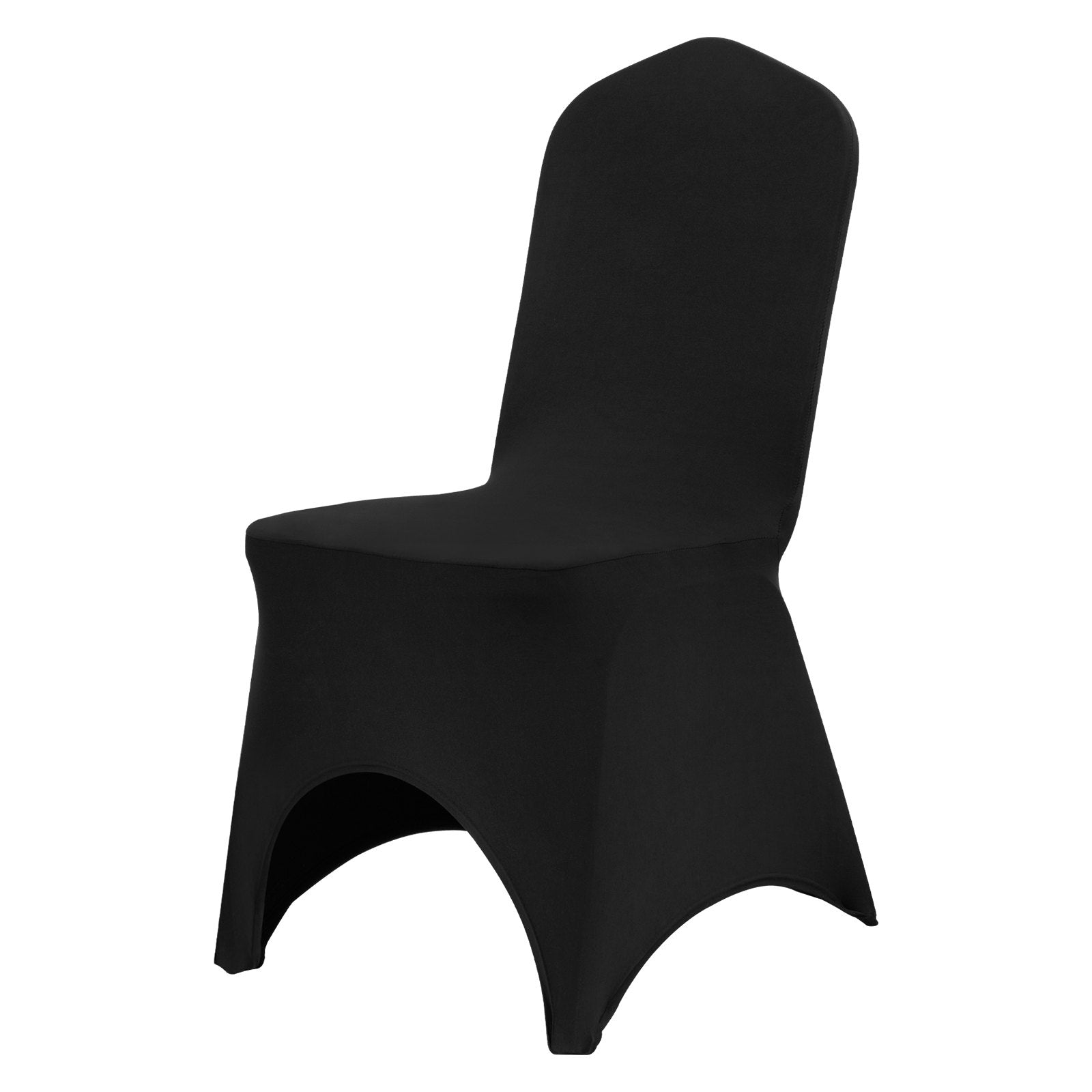 50 PCS Black Chair Covers Polyester Spandex Stretch Wedding Party Banquet V952-ZYT50PCSHSGXYT001V0