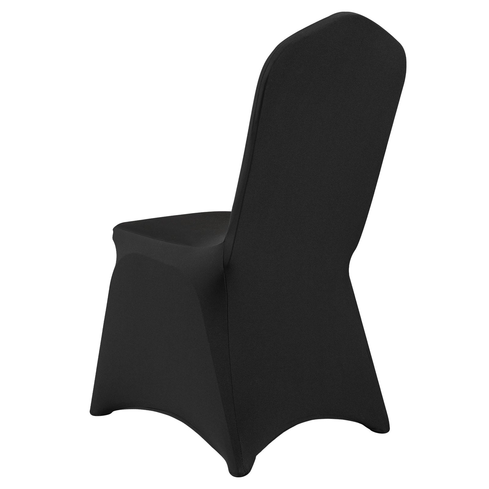 50 PCS Black Chair Covers Polyester Spandex Stretch Wedding Party Banquet V952-ZYT50PCSHSGXYT001V0