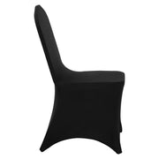 50 PCS Black Chair Covers Polyester Spandex Stretch Wedding Party Banquet V952-ZYT50PCSHSGXYT001V0