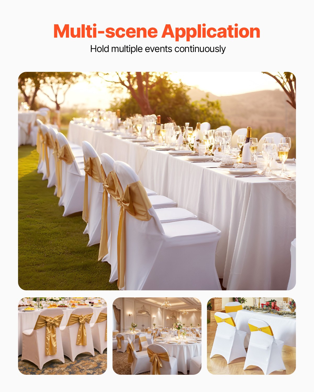 Stretch Spandex Folding Chair Covers, Universal Fitted Chair Cover, Removable Washable Protective Slipcovers, V952-ZYTBS132033CMG7X0V0