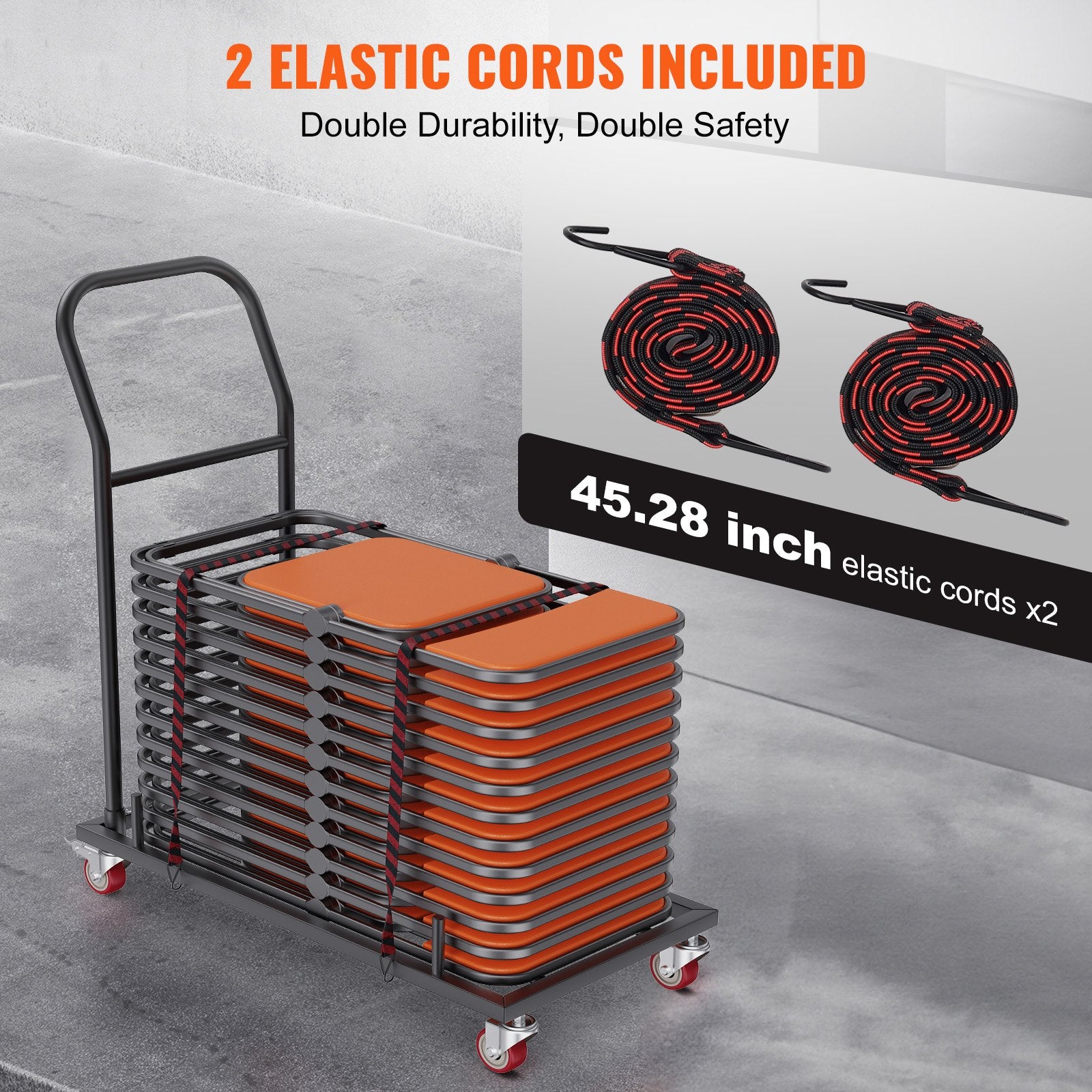 12 Chairs Folding Chair Storage Dolly Folding Chairs Rack Heavy Duty Iron V952-ZYTC203943YCTIW6PV0
