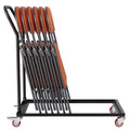 Folding Chair Dolly, Iron Commercial Cart with 12 Chairs Capacity, Folding Chairs Rack Trolley with 4 V952-ZYTC422136YCTP8YBV0