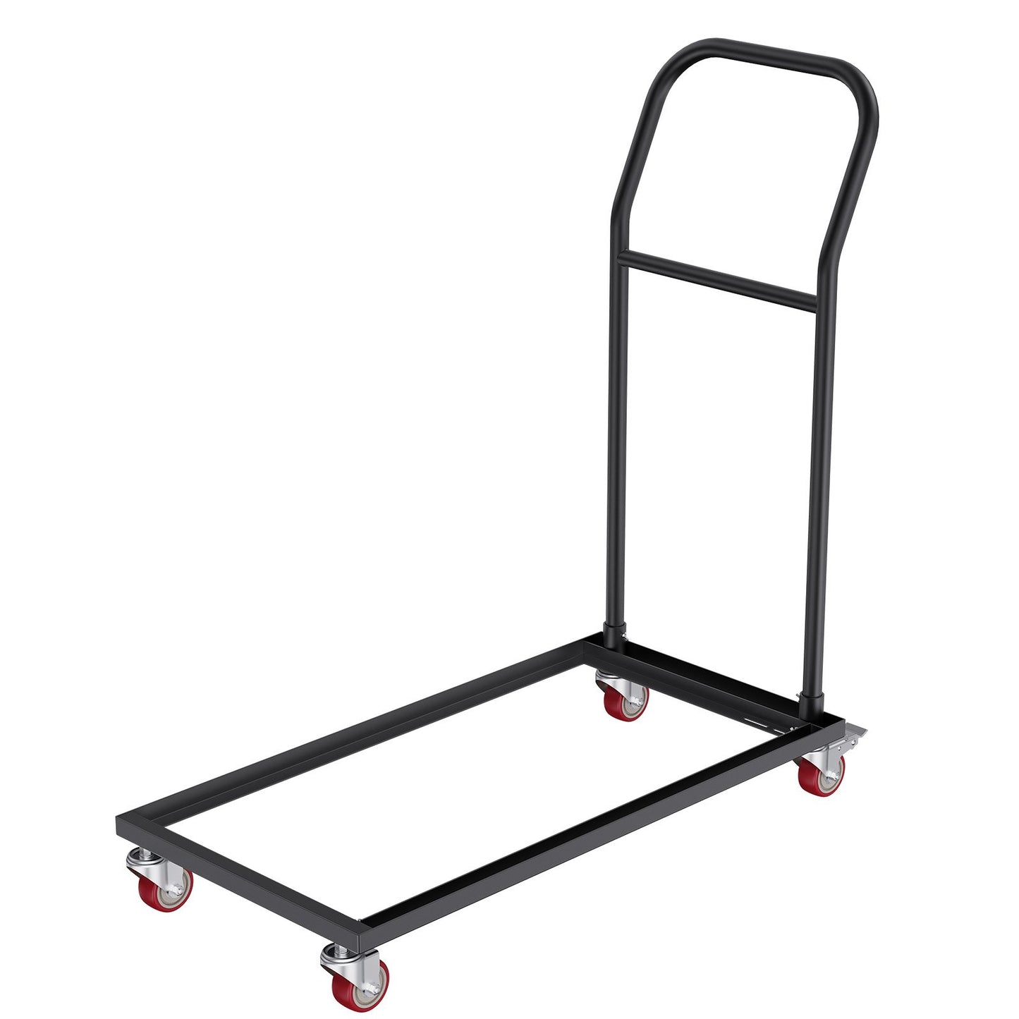 Folding Chair Dolly, Iron Commercial Cart with 12 Chairs Capacity, Folding Chairs Rack Trolley with 4 V952-ZYTC422136YCTP8YBV0