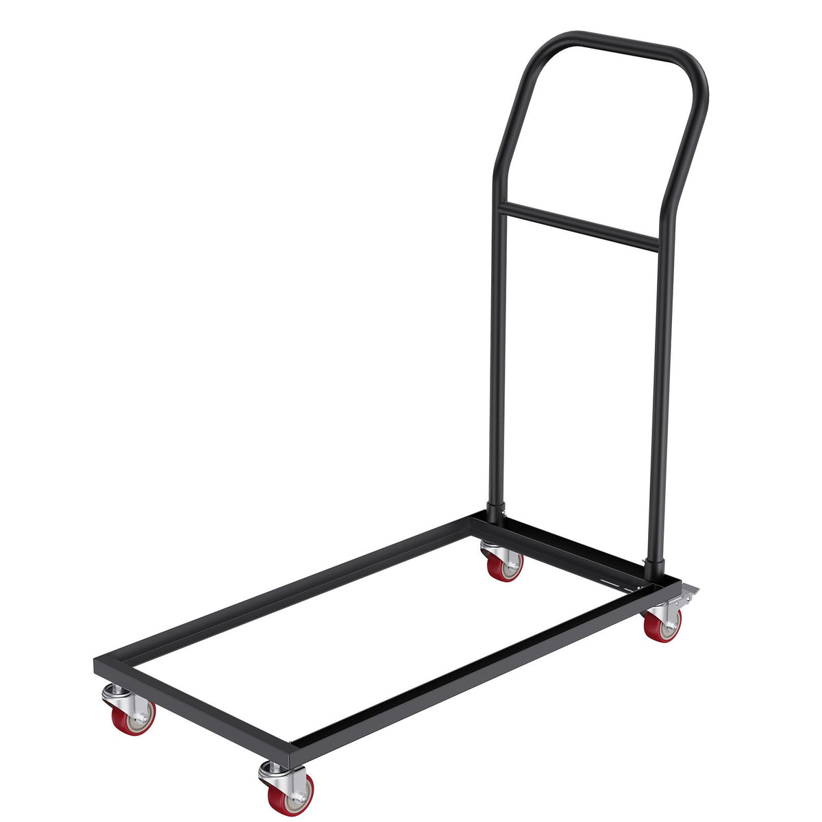 Folding Chair Dolly, Iron Commercial Cart with 12 Chairs Capacity, Folding Chairs Rack Trolley with 4 V952-ZYTC422136YCTP8YBV0