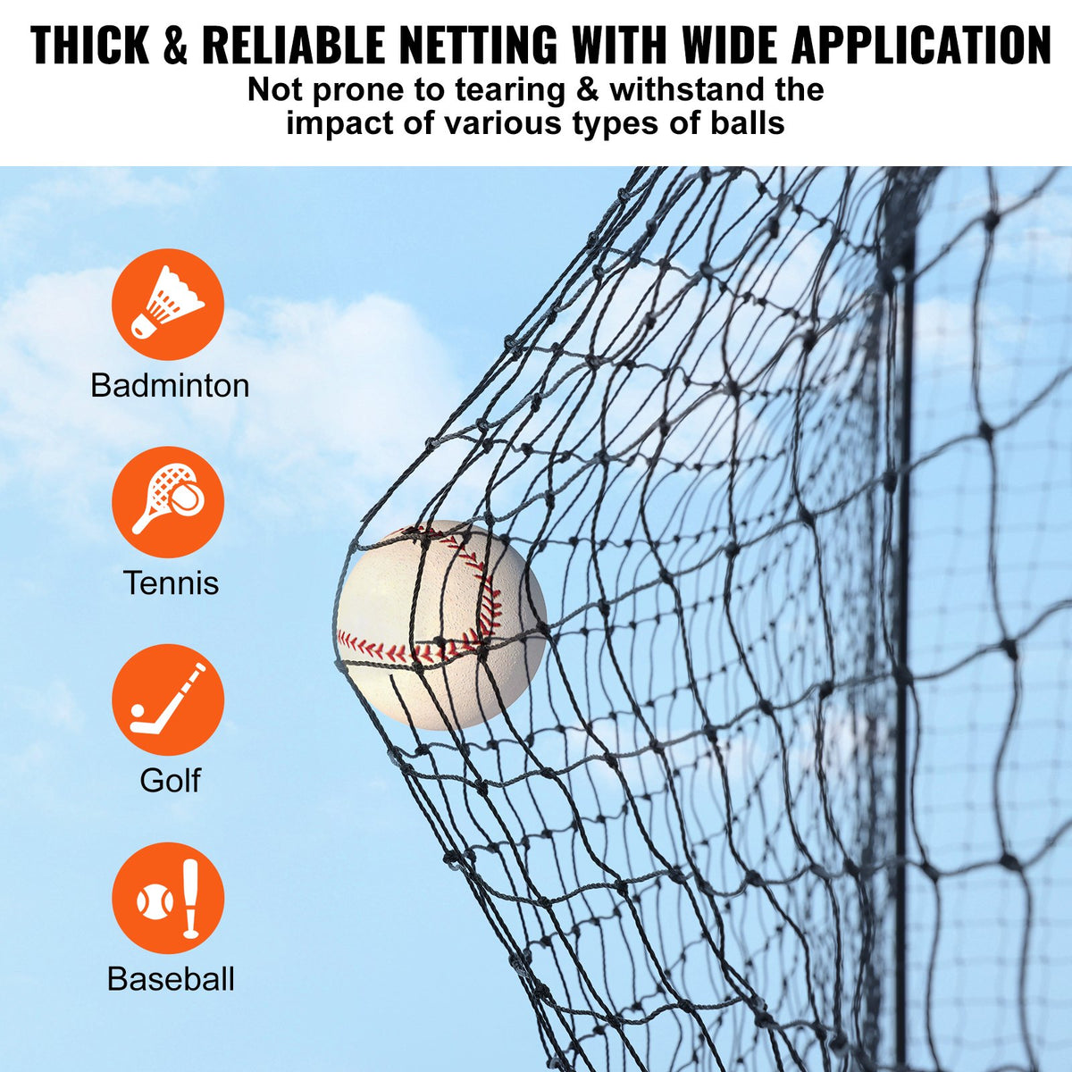 Baseball Batting Netting, Professional Softball Baseball Batting Hitting Training Net, Practice Portable V952-ZYW55YC000000XQ1FV0