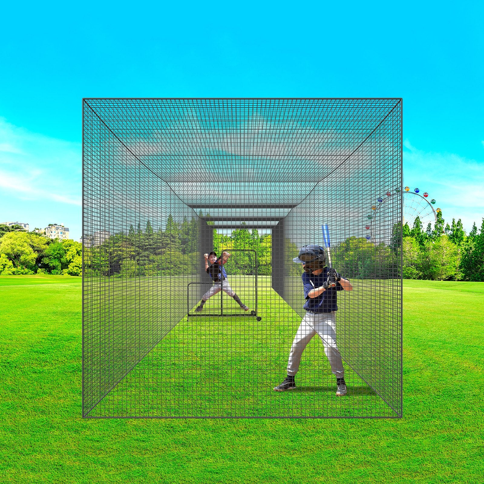 Baseball Batting Netting, Professional Softball Baseball Batting Hitting Training Net, Practice Portable V952-ZYW55YC000000XQ1FV0