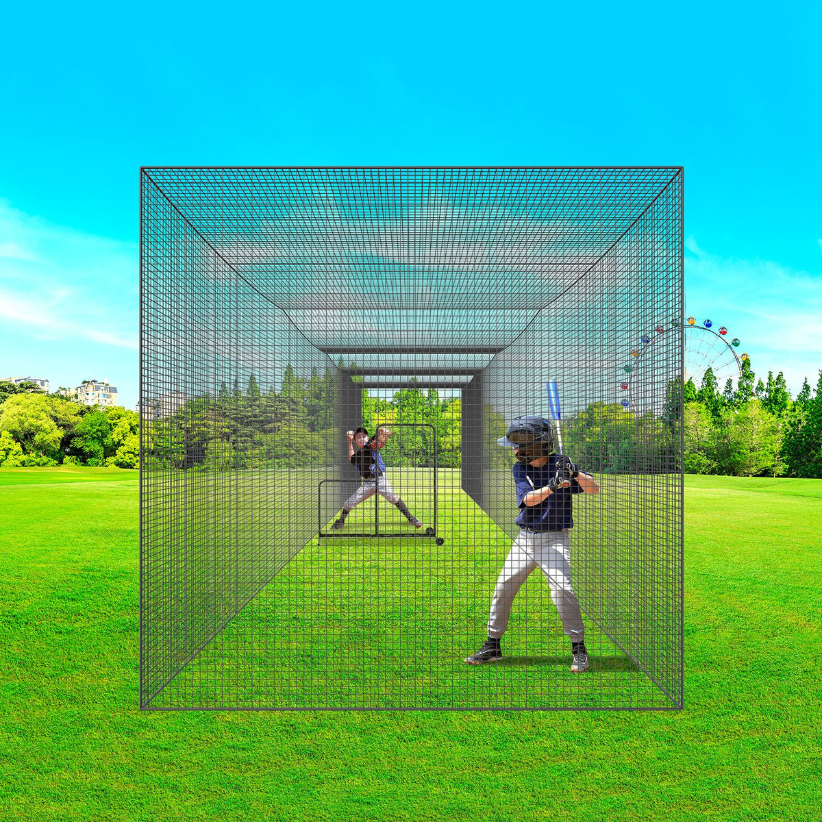 Baseball Batting Netting, Professional Softball Baseball Batting Hitting Training Net, Practice Portable V952-ZYW55YC000000XQ1FV0
