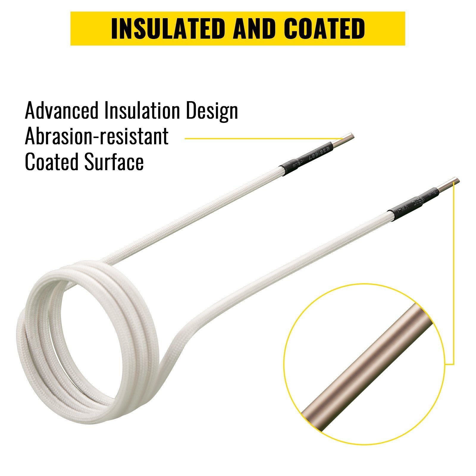 Induction Heater Inductor Coil Kits, Magnetic Mini Induction Heater Kit, Flameless Heat Accessories 8pcs, V952-ZYXQJBXQ8PC62C10LV0