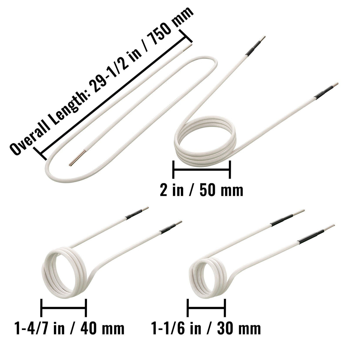 Induction Heater Inductor Coil Kits, Magnetic Mini Induction Heater Kit, Flameless Heat Accessories 8pcs, V952-ZYXQJBXQ8PC62C10LV0