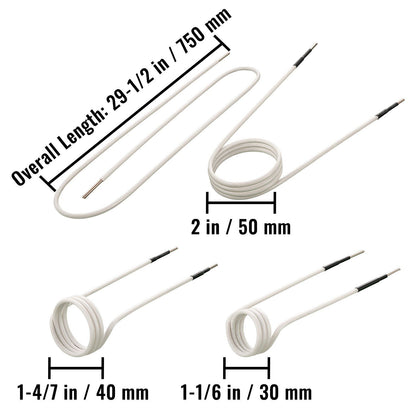 Induction Heater Inductor Coil Kits, Magnetic Mini Induction Heater Kit, Flameless Heat Accessories 8pcs, V952-ZYXQJBXQ8PC62C10LV0