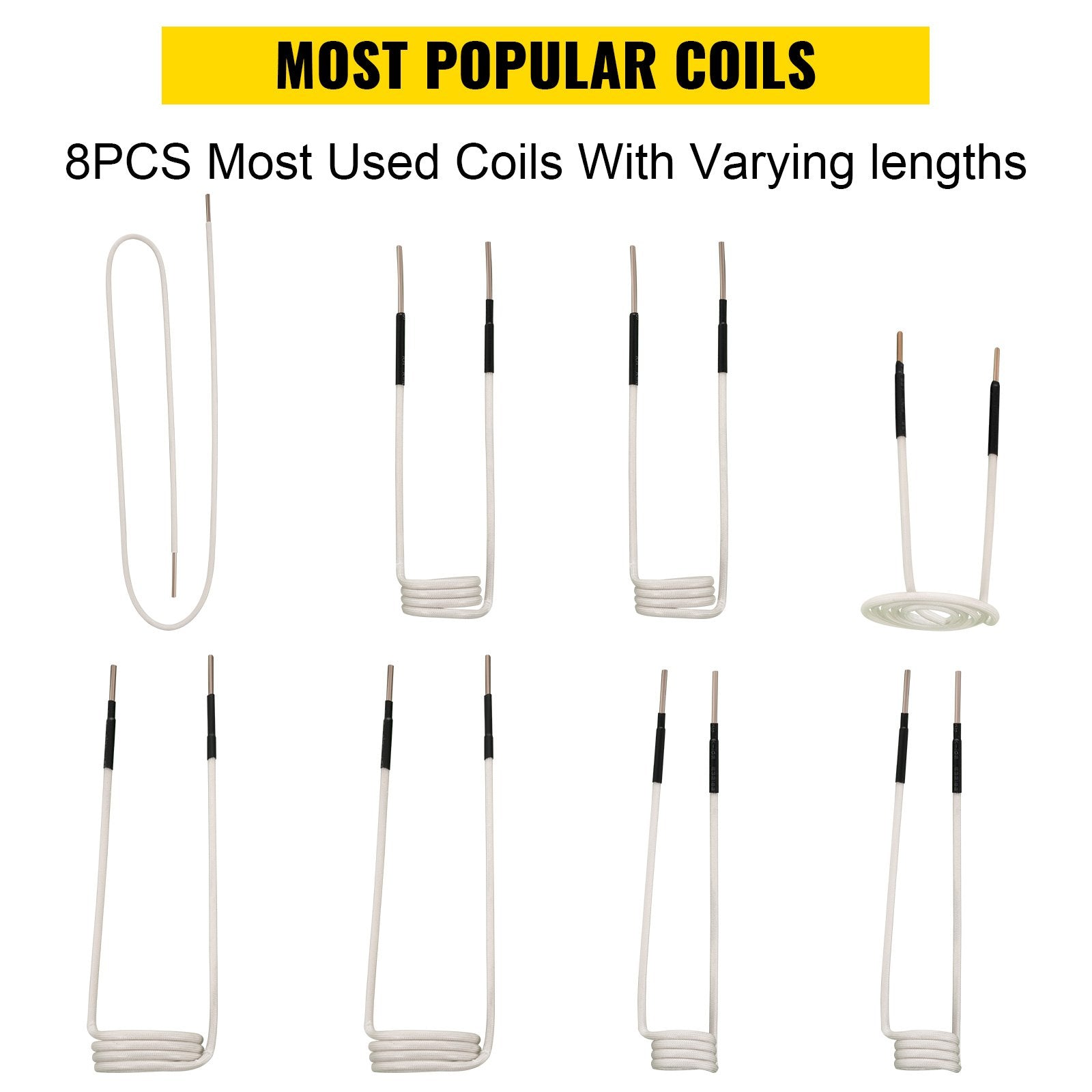 Induction Heater Coil Kit Induction Coils 8PCS For Removing Rusty Bolts V952-ZYXQJBXQ8PC71LL24V0