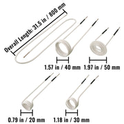 Induction Heater Coil Kit Induction Coils 8PCS For Removing Rusty Bolts V952-ZYXQJBXQ8PC71LL24V0