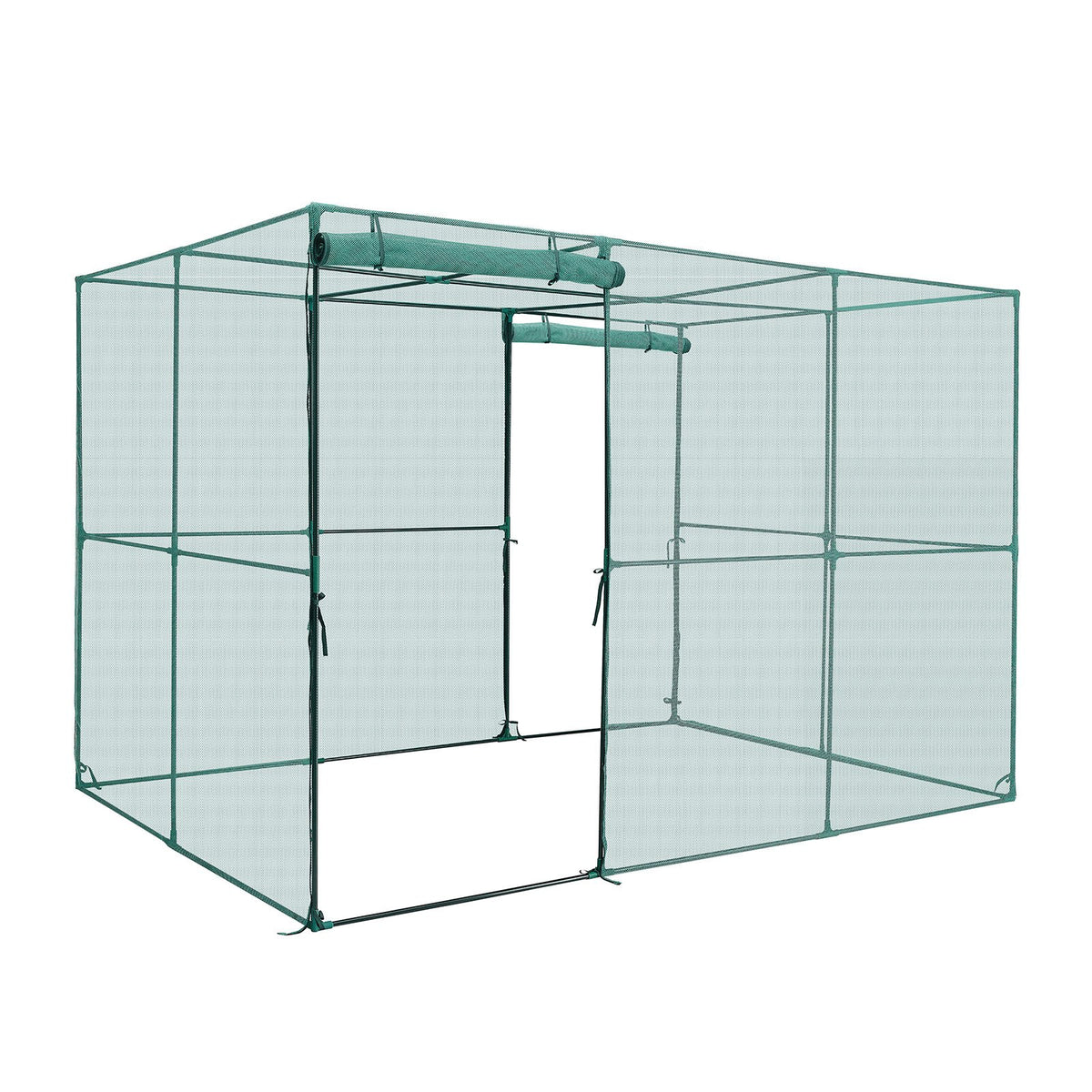 Crop Cage, 2.9 x 1.94 x 1.94 m Plant Protection Tent with Zippered Door, Wind-Resistant Tall Crop Cage, Easy V952-ZZBHZ1PCS120Z3706001V0