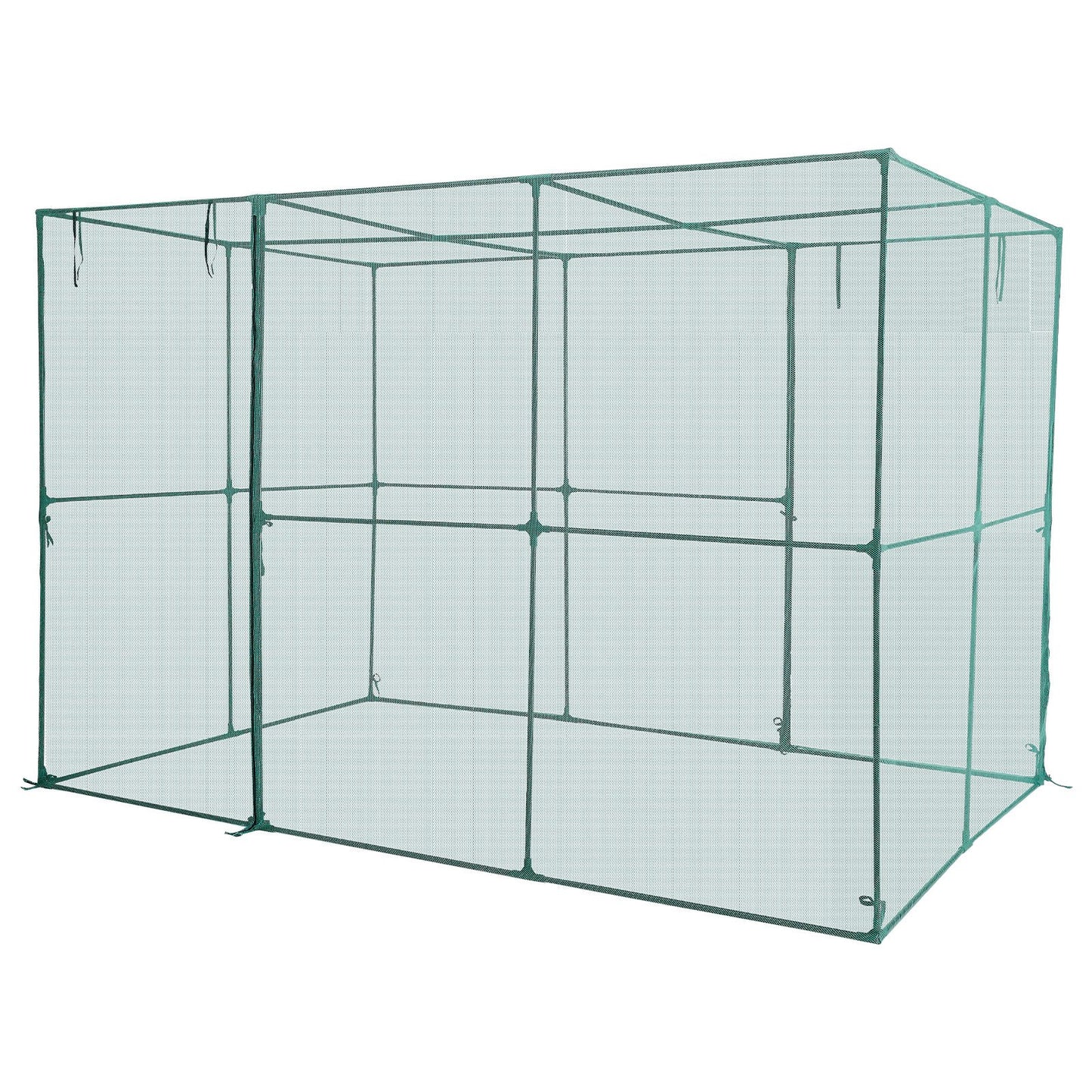 Crop Cage, 2.9 x 1.94 x 1.94 m Plant Protection Tent with Zippered Door, Wind-Resistant Tall Crop Cage, Easy V952-ZZBHZ1PCS120Z3706001V0