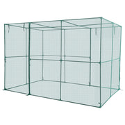 Crop Cage, 2.9 x 1.94 x 1.94 m Plant Protection Tent with Zippered Door, Wind-Resistant Tall Crop Cage, Easy V952-ZZBHZ1PCS120Z3706001V0
