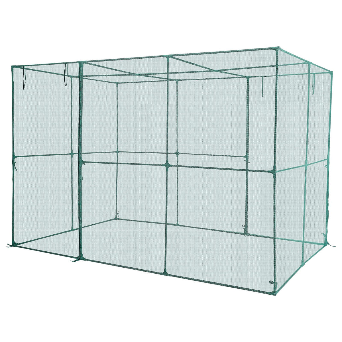 Crop Cage, 2.9 x 1.94 x 1.94 m Plant Protection Tent with Zippered Door, Wind-Resistant Tall Crop Cage, Easy V952-ZZBHZ1PCS120Z3706001V0