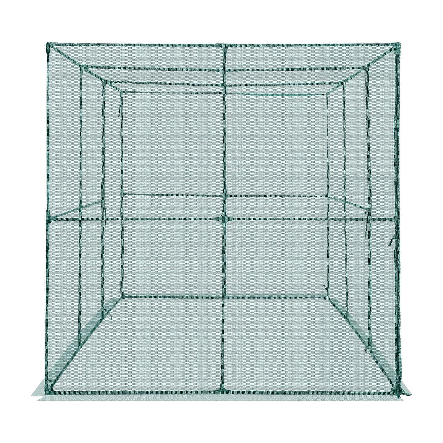 Crop Cage, 2.9 x 1.94 x 1.94 m Plant Protection Tent with Zippered Door, Wind-Resistant Tall Crop Cage, Easy V952-ZZBHZ1PCS120Z3706001V0