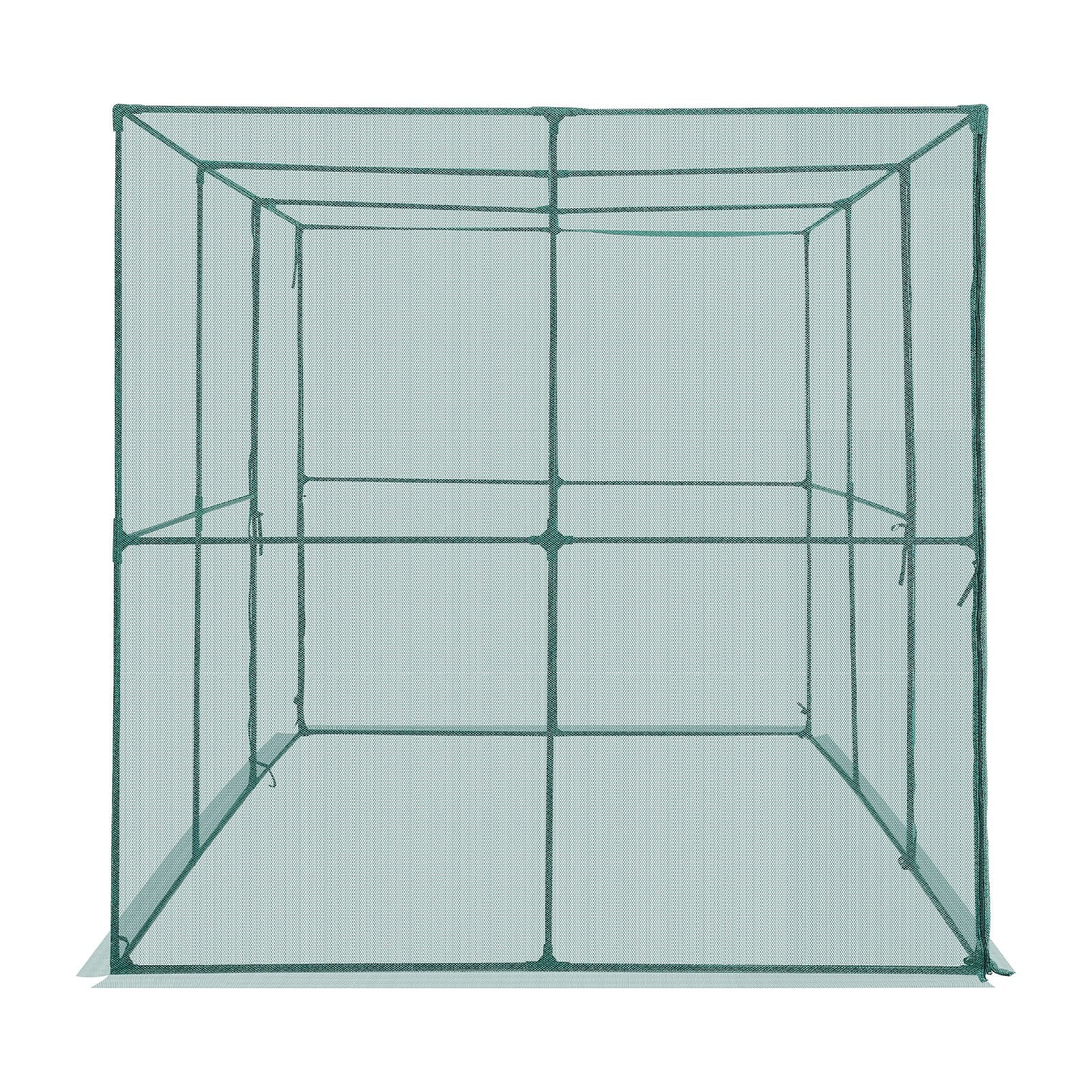 Crop Cage, 2.9 x 1.94 x 1.94 m Plant Protection Tent with Zippered Door, Wind-Resistant Tall Crop Cage, Easy V952-ZZBHZ1PCS120Z3706001V0