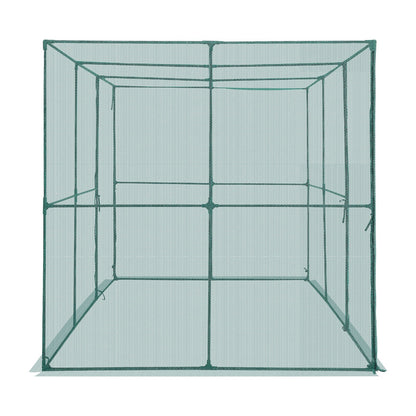 Crop Cage, 2.9 x 1.94 x 1.94 m Plant Protection Tent with Zippered Door, Wind-Resistant Tall Crop Cage, Easy V952-ZZBHZ1PCS120Z3706001V0