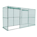 Crop Cage, 3.56 x 1.2 x 1.94 m Plant Protection Tent with Zippered Door, Wind-Resistant Tall Crop Cage, Easy V952-ZZBHZ1PCS144OHU8N001V0