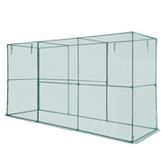 Crop Cage, 3.56 x 1.2 x 1.94 m Plant Protection Tent with Zippered Door, Wind-Resistant Tall Crop Cage, Easy V952-ZZBHZ1PCS144OHU8N001V0
