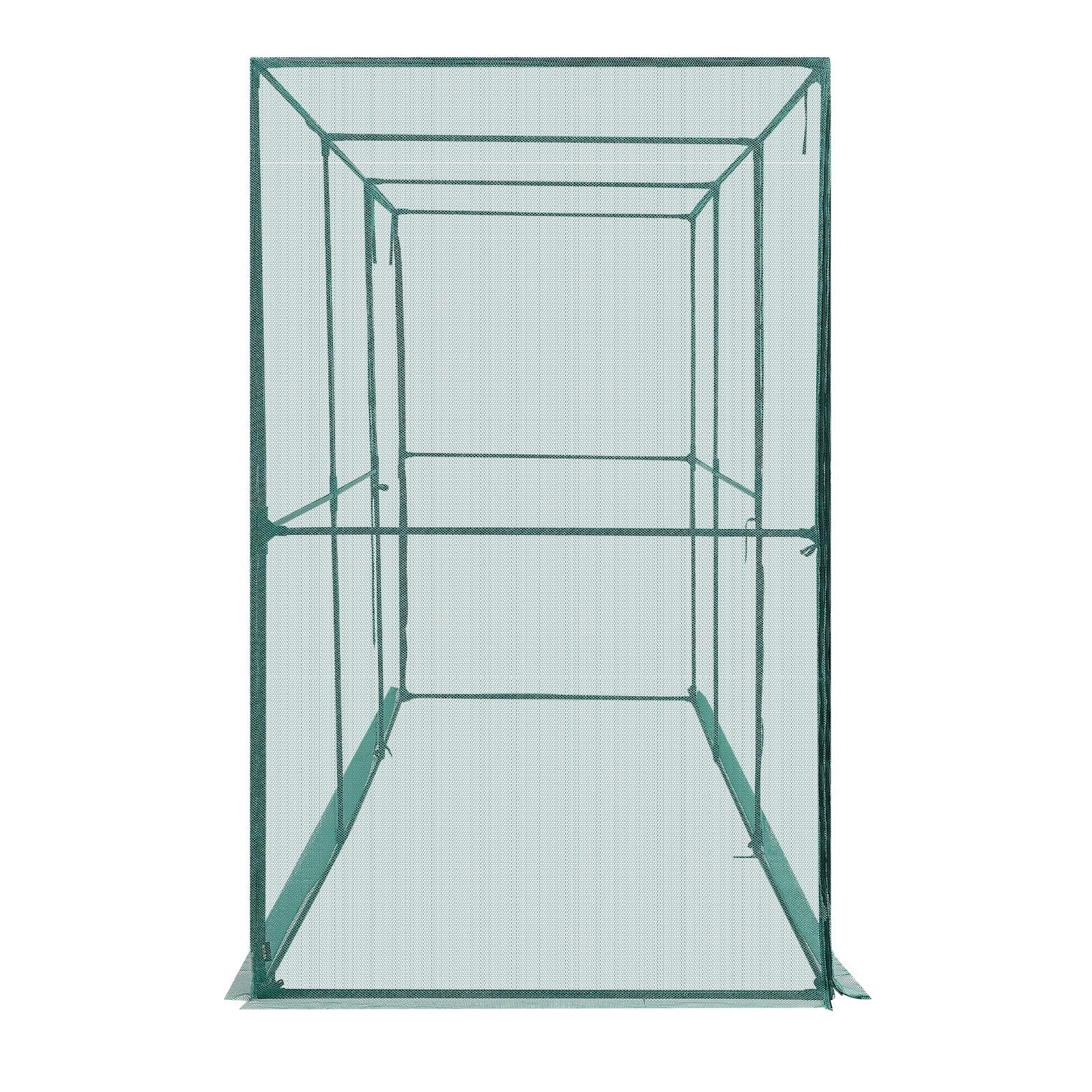 Crop Cage, 3.56 x 1.2 x 1.94 m Plant Protection Tent with Zippered Door, Wind-Resistant Tall Crop Cage, Easy V952-ZZBHZ1PCS144OHU8N001V0