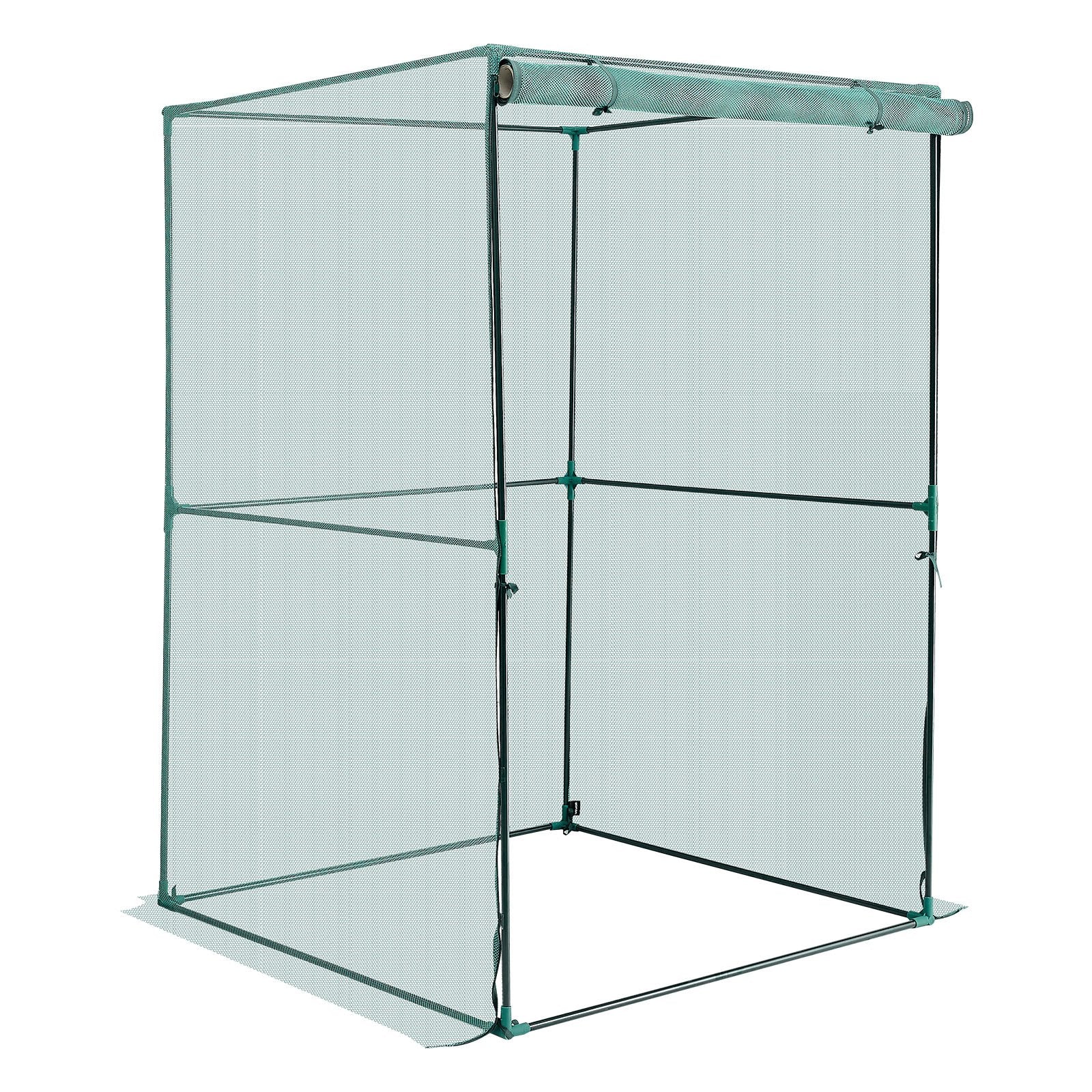 Crop Cage, 1.2 x 1.2 x 1.8 m Plant Protection Tent with Zippered Door, Wind-Resistant Tall Crop Cage, Easy to V952-ZZBHZ1PCS484D8164001V0