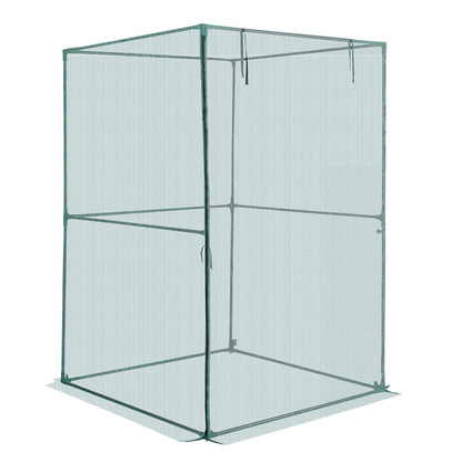 Crop Cage, 1.2 x 1.2 x 1.8 m Plant Protection Tent with Zippered Door, Wind-Resistant Tall Crop Cage, Easy to V952-ZZBHZ1PCS484D8164001V0