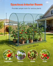 Crop Cage, 1.8 x 0.91 x 1.5 m Plant Protection Tent with Zippered Door, Wind-Resistant Tall Crop Cage, Easy V952-ZZBHZ1PCS733WG3BH001V0