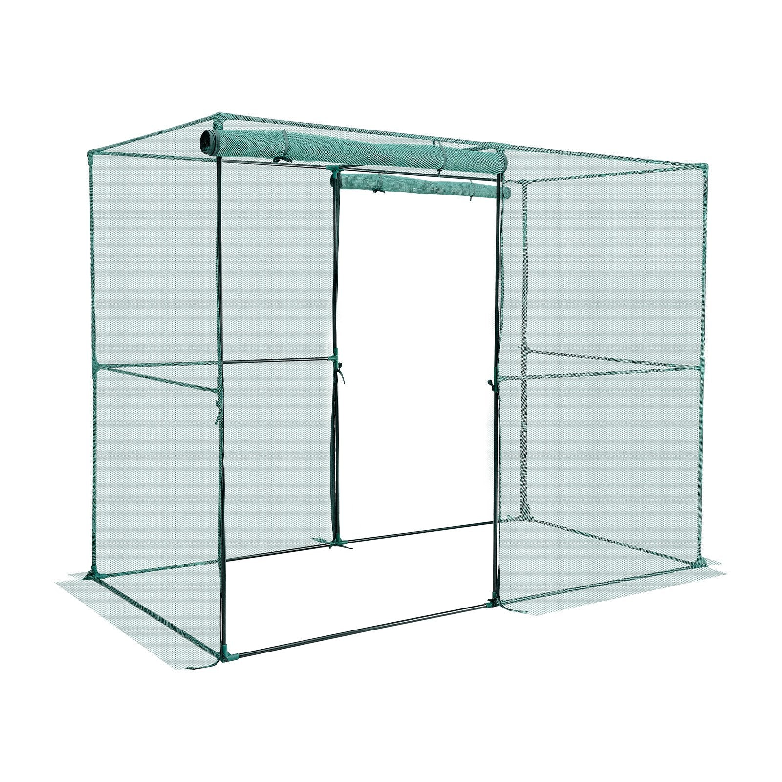 Crop Cage, 2.39 x 1.2 x 1.8 m Plant Protection Tent with Zippered Door, Wind-Resistant Tall Crop Cage, Easy V952-ZZBHZ1PCS984VTPLP001V0
